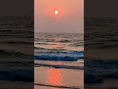 Sunset view in Goa #goa  #sea  #sunset #trending #viral #goadiaries