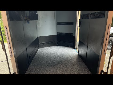 Moto Trailer Build: Episode 4 Epoxy Floors