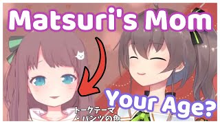 Matsuri's IRL Mom Reveal Her Age and Panties Color~