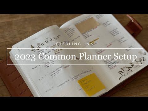 2023 Common Planner Set Up | Sterling Ink