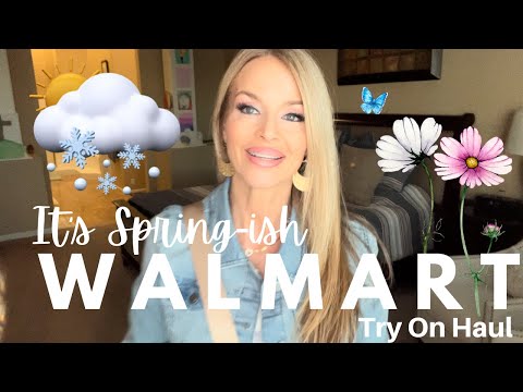 Walmart Try On Haul-New Winter and Spring Outfits and Best Sellers-Style over 40 #styleover50