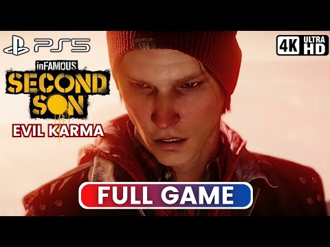 INFAMOUS SECOND SON (Evil Karma) | Full Game (PS5 Gameplay 4K 60FPS)