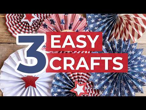 Simple Patriotic Crafts with PAPER