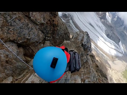 360 VR - Near Summit Piz Trovat Via Ferrata Switzerland