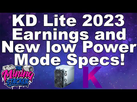 Goldshell KD Lite Crypto ASIC Miner 7 Month Review in 2023,New Low Power Mode ,Update on KD box II 2