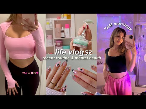 life vlog ୨୧ daily routine, 7AM mornings, mental health & vlogmas update