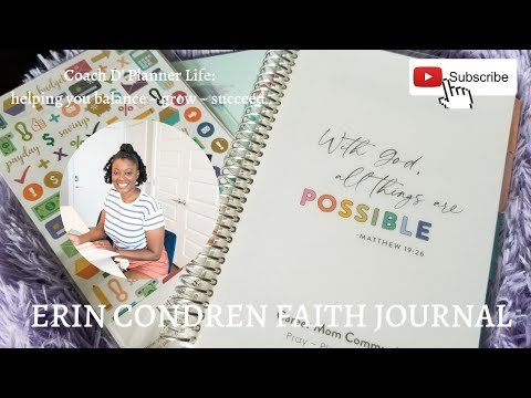 New Erin Condren With God A5 Daily Christian Faith Journal| Planner Unboxing