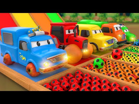 Bingo Song + The Wheels on The Bus Song, Baby cars and soccer balls-Baby Nursery Rhymes & Kids Songs