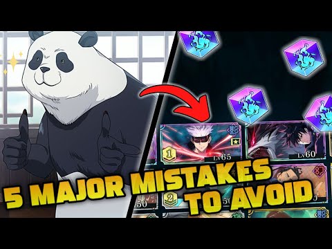 **5 MAJOR MISTAKES TO AVOID!** | Jujutsu Kaisen Phantom Parade