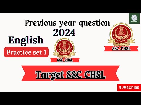 PYQs SSC CHSL Practice set 1📑 | Target SSC CHSL 2025🎯| #pyq #ssc #sscchsl  #ssccgl