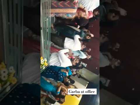 Garba at office | Navratri celebrations|  #shorts #navratri #boss #birthday #dasara #office #gujju