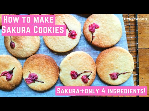 How to make Sakura(Cherry blossoms)cookies(Sablé) | 桜サブレ(クッキー)の作り方