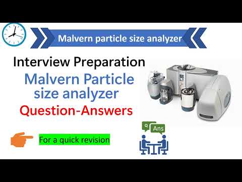 Interview question & answer on Malvern particle size analyzer 3000 | Particle size analyzer (PSD)