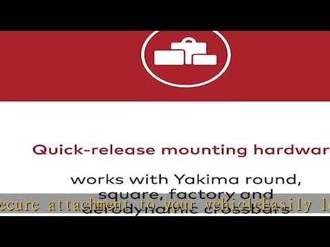 YAKIMA, GrandTour Premium Rooftop Cargo Box for Cars, Wagons and Crossovers, 18