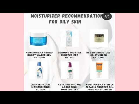 moisturizer for different skin types ! Skincare information