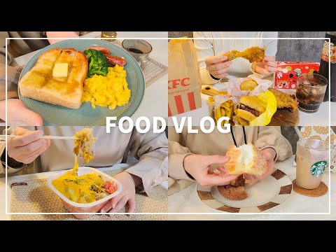 [JAPAN FOOD DIARIES]🍩☕🍗🍜 Introduction of What I ate this month! March 2024