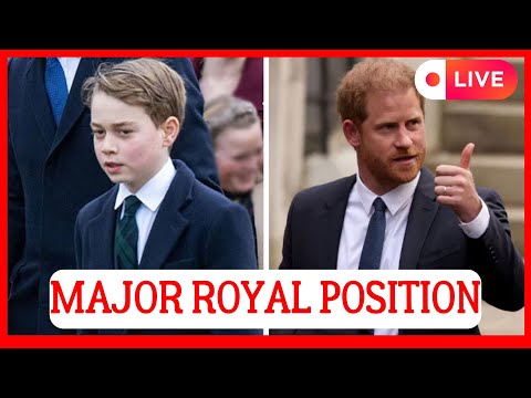 ROYAL SHOCK! PRINCE GEORGE REPLACES UNCLE PRINCE HARRY IN A KEY ROYAL POSITION