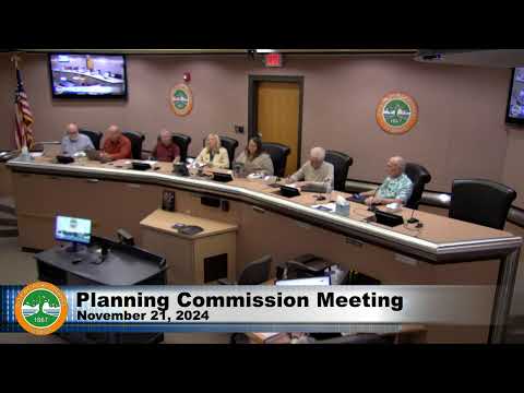 Planning Commission Meeting- 11/21/2024