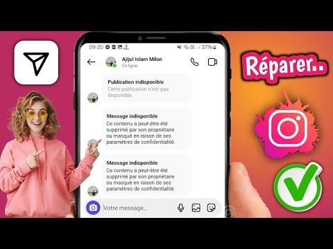 Comment enlever un message indisponible sur Instagram ?