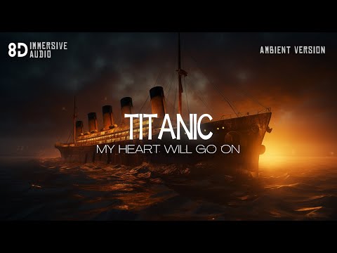 TITANIC soundtrack but it's relaxing ambient version | Immersive 8D Audio Experience