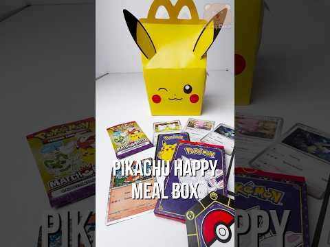 McDonalds Pikachu happy meal box