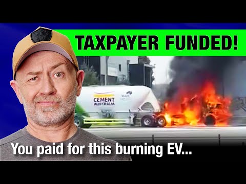 Massive EV truck blaze was taxpayer-funded. (You paid for this.) | Auto Expert John Cadogan