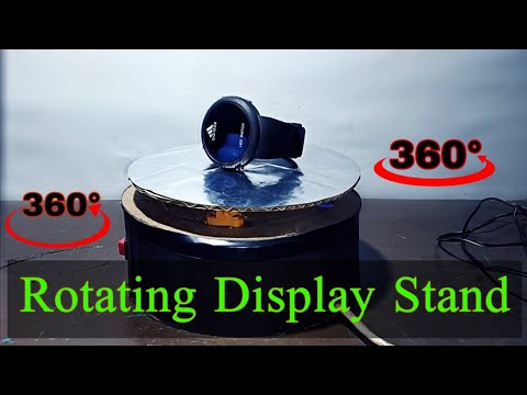 360 degree rotating display stand | homemade / ৩৬০ ডিগ্রি রোটাটিং ডিসপ্লে স্ট্যান্ড | নিজের তৈরি