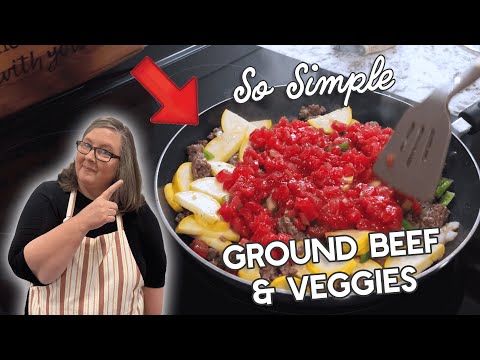 Ground Beef and Veggies Recipe - So Easy and Healthy!