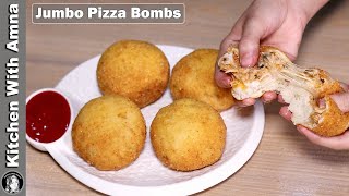 Fried Pizza Bombs Unique Recipe | 2020 Ramadan Recipes | Kitchen With Amna