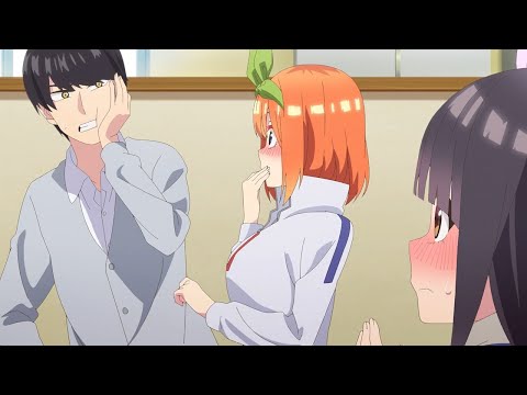 Yotusuba Kiss Fuutarou Moment | Gotoubun no Hanayome Season 2