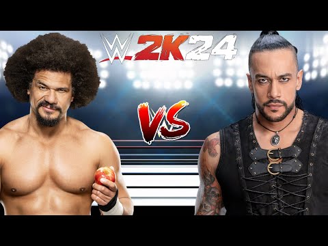 WWE 2K24 CARLITO VS. DAMIAN PRIEST 2/3 FALLS MATCH!