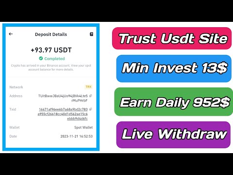 New usdt earning site | trx usdt mining app | Cloud Mining | usdt investment site 2024