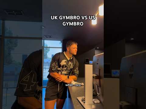 UK VS US GYMBRO #shorts #short #viral #gym #fitness