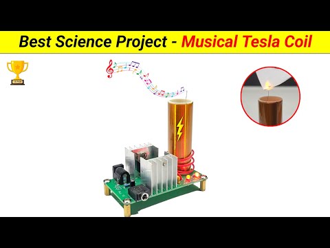 Powerful Musical Tesla Coil ⚡|| How to make Tesla Coil || Science Project