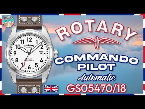 Great First Automatic! | Rotary Commando Pilot 100m Automatic GS05470/18 Unbox & Review