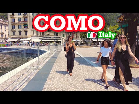 Como 🇮🇹 Italy Walking Tour 🌞 Most Beautiful Cities of Italy | 4k video ☀️June 2023 ☀️