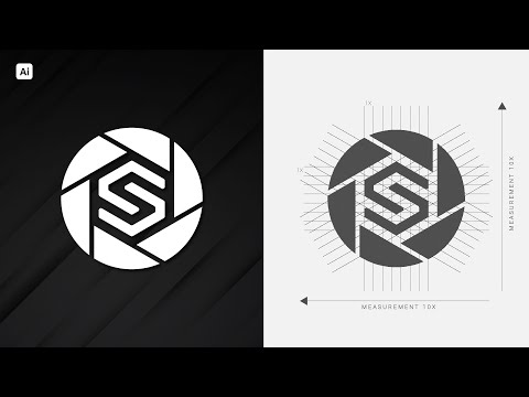 How to Design a Perfect S Monogram Logo in a Polygon | Step-by-Step Logo Tutorial