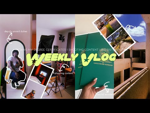 VLOG 065 | a productive week in the life, shooting content and big sister duties