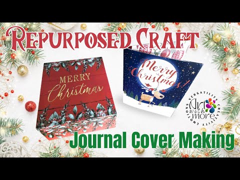 Repurpose a Gift Box into DIY Journal Cover | Easy Tutorial