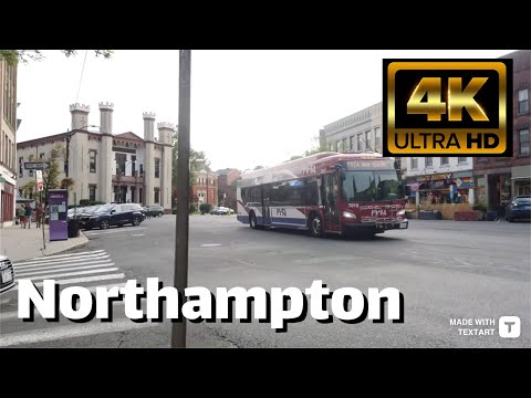 【4K】Northampton (Massachusetts) - Afternoon Walk - July 2023