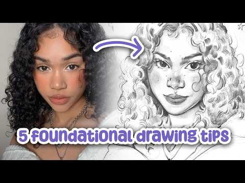 5 FOUNDATIONAL Drawing Tips For Beginners ✦ these are game changer!