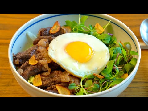 A really delicious meat 'Bibimbap' recipe‼️ Amazing sauce!