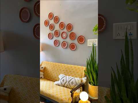 DIY Terracotta Wall Plates #diywalldecor #diyhomedecor