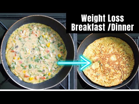 Oats Egg Omelette for Healthy Weight | Protein Rich Breakfast or Dinner Recipe | Weight Loss Recipe