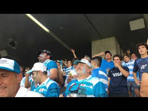 Copa Mundial de Rugby 2019 Inglaterra vs Argentina Argentina partidario antes del partido②