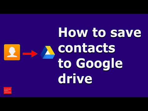 How to backup your contact on google account