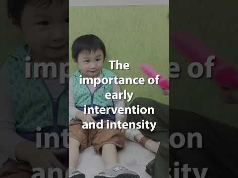 Why is early intervention and intensive treatment important for children with autism?