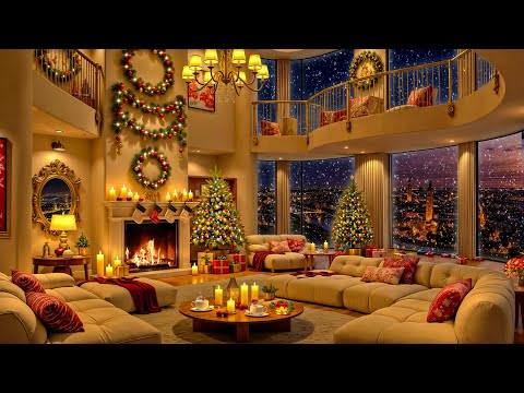 🎄Christmas Jazz 2025 in Luxury London Apartment 🎷 Peaceful Holiday Ambience with Christmas Songs 🎅