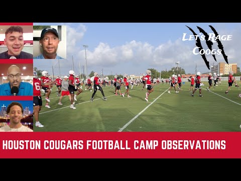 How has Houston Cougars football looked during camp?