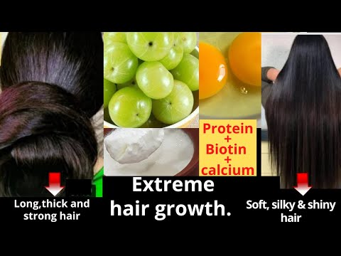 Protein & biotin egg mask for extreme hair growth. Damaged बालों को 3X ज्यादा लंबा घना और सॉफ्ट पाएं